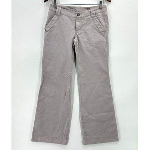 Idra Anthropologie Pants Womens Wide Leg Pockets Cotton Blend Champagne Size 4